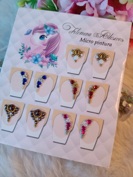 Jóias para Unhas, 5 Pares.