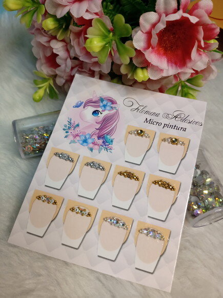 Jóias para Unhas, 5 Pares.