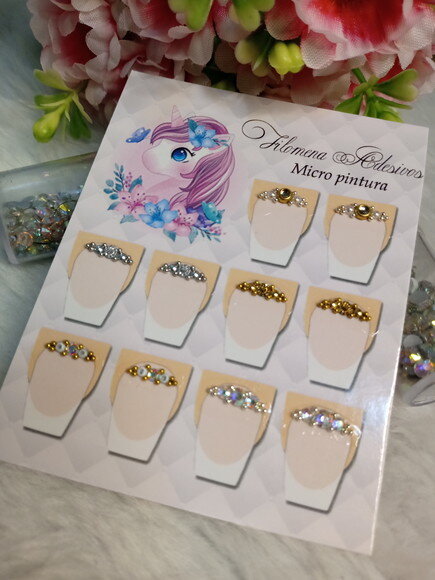 Jóias para Unhas, 5 Pares.