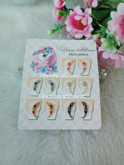 Jóias para Unhas,5 Pares