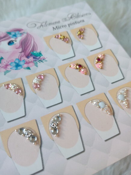 Jóias para Unhas. 5 Pares