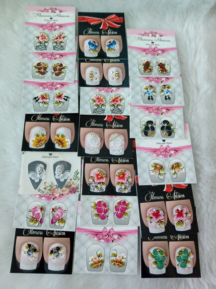 Kit 20 Pares, Unhas