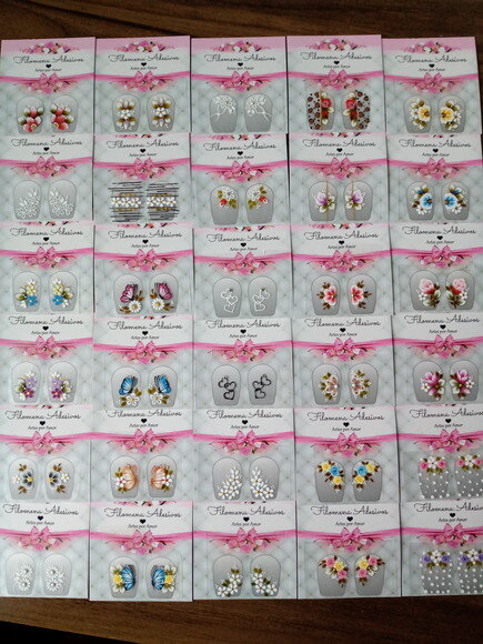 Kit 30 Filhas Únicas, para Unhas Naturais.