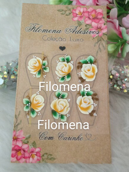 LINHA LUXO , ARTESANAL, unhas