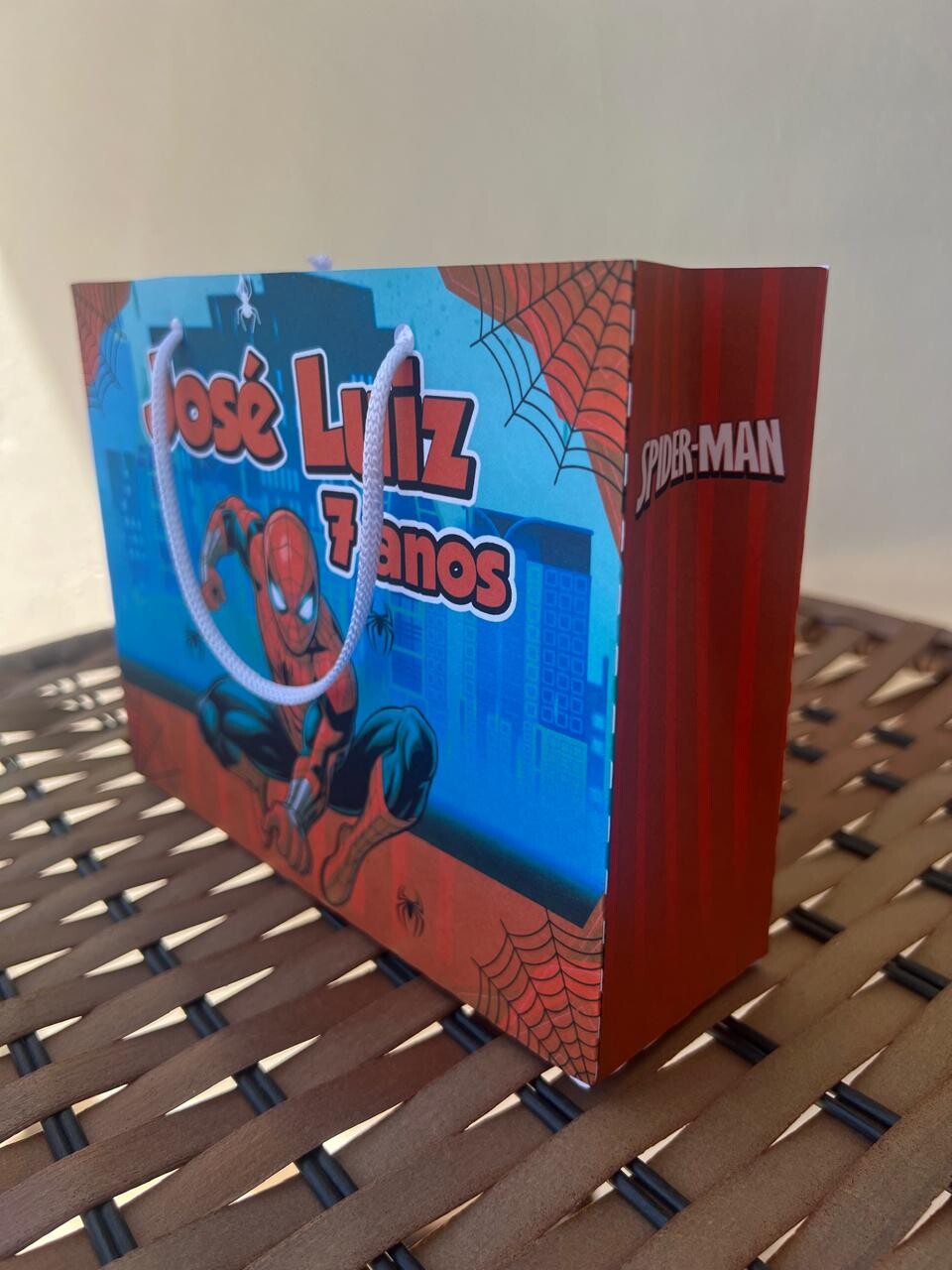 15 Sacolinhas Personalizada Homem Aranha