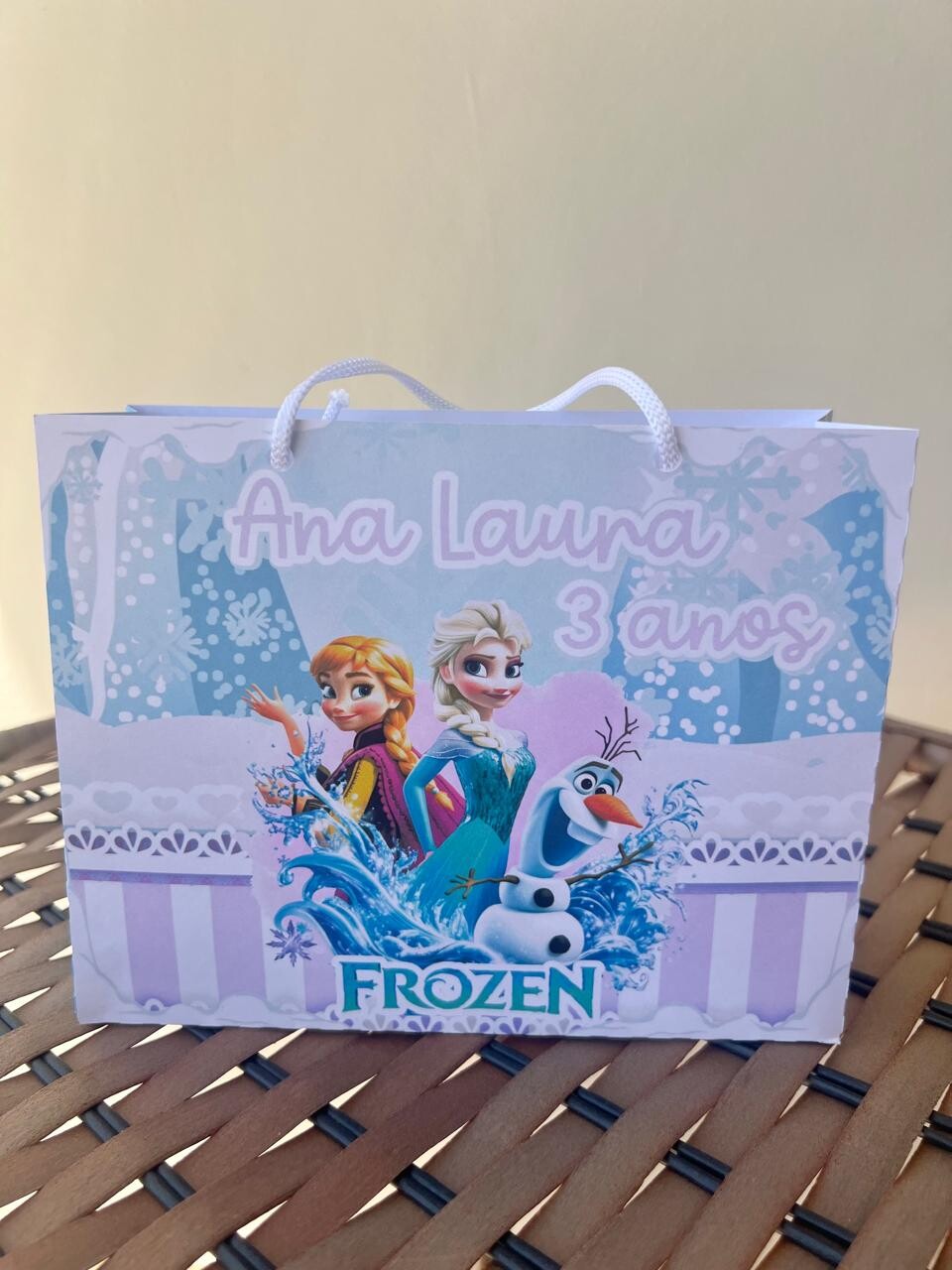 15 Sacolinhas Personalizada Frozen