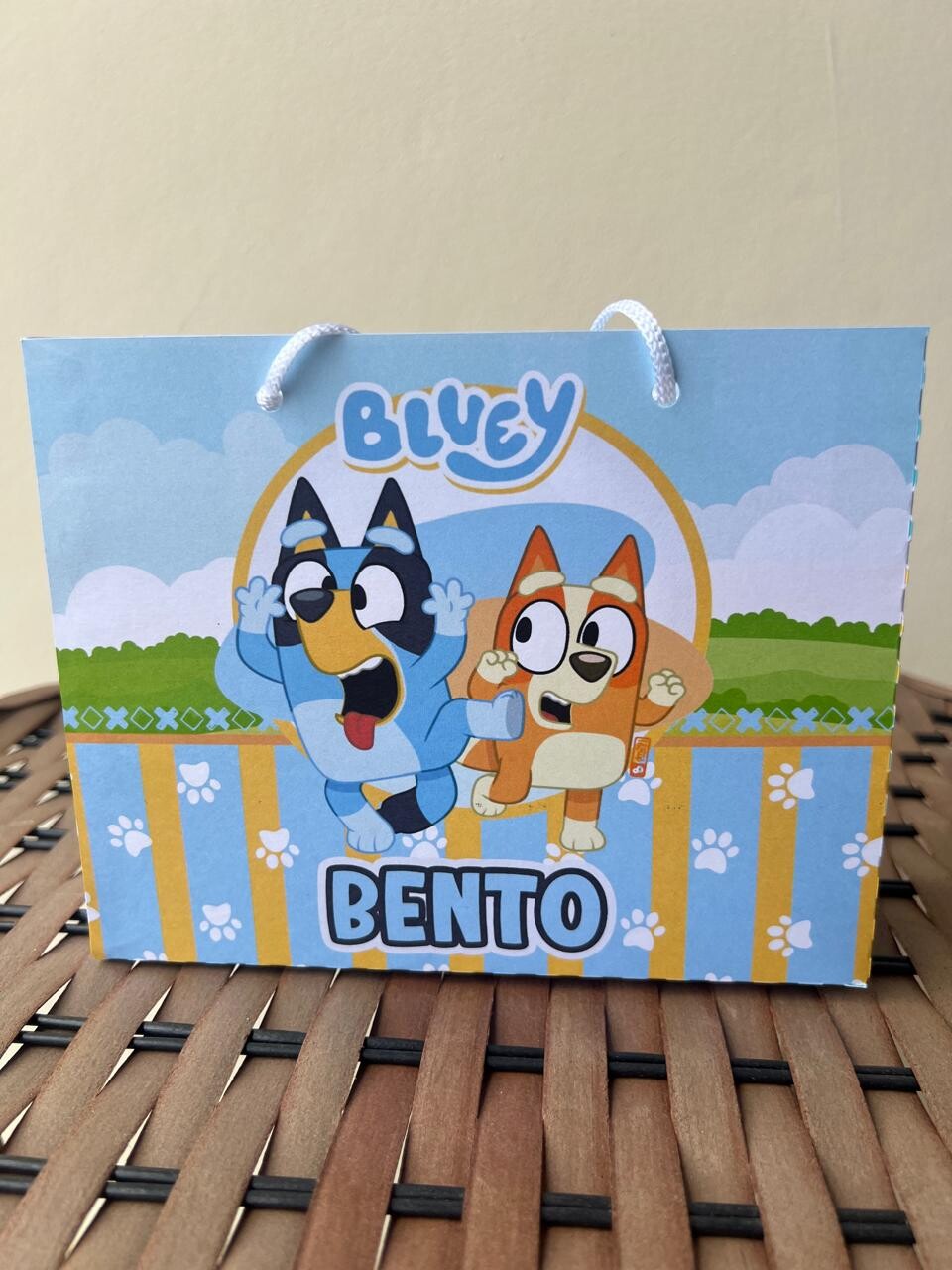 15 Sacolinhas Personalizada Sacolinha BLUEY Bluey e Bingo