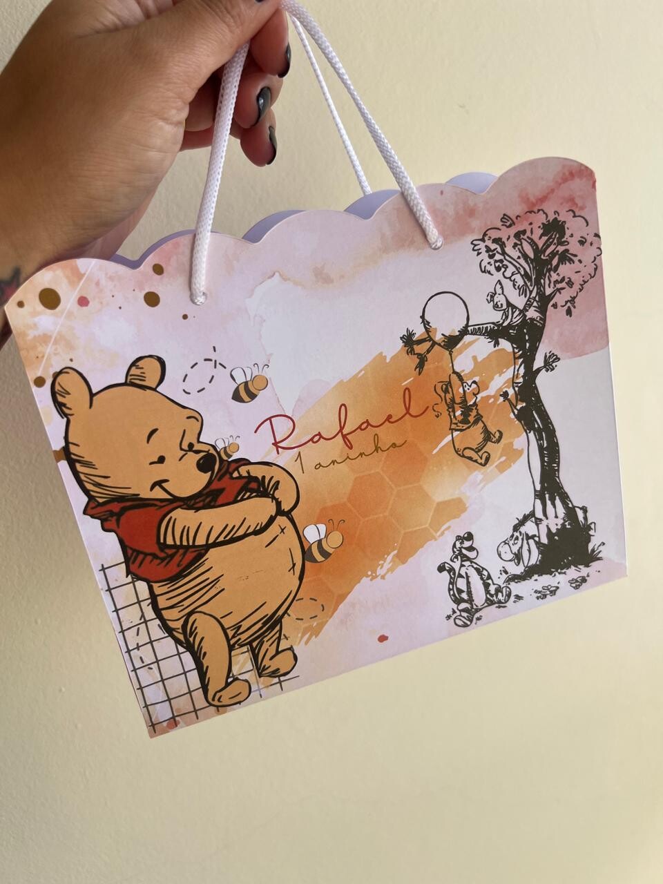 15 Sacolinha Ursinho Pooh - Personalizado - Sacolinha - Lembranci
