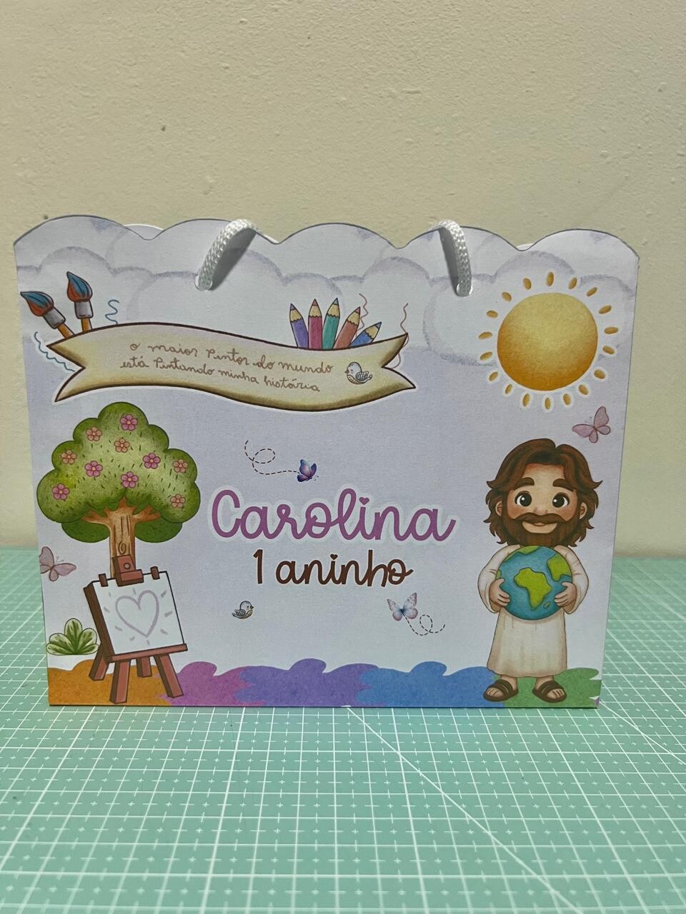 15 Sacolinhas O MAIOR PINTOR DO MUNDO JESUS - Lembrancinhas para 