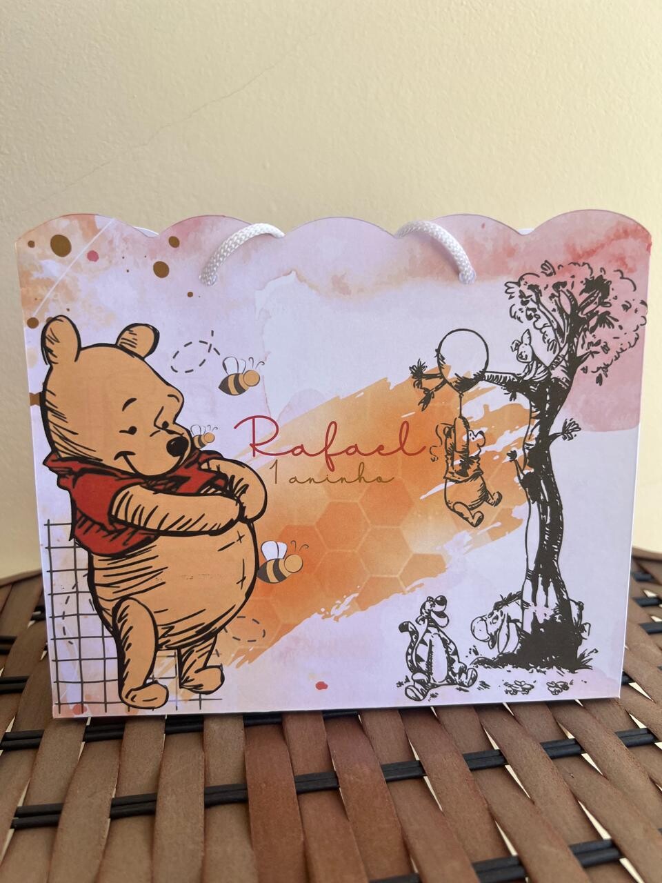 15 Sacolinha Ursinho Pooh - Personalizado - Sacolinha - Lembranci