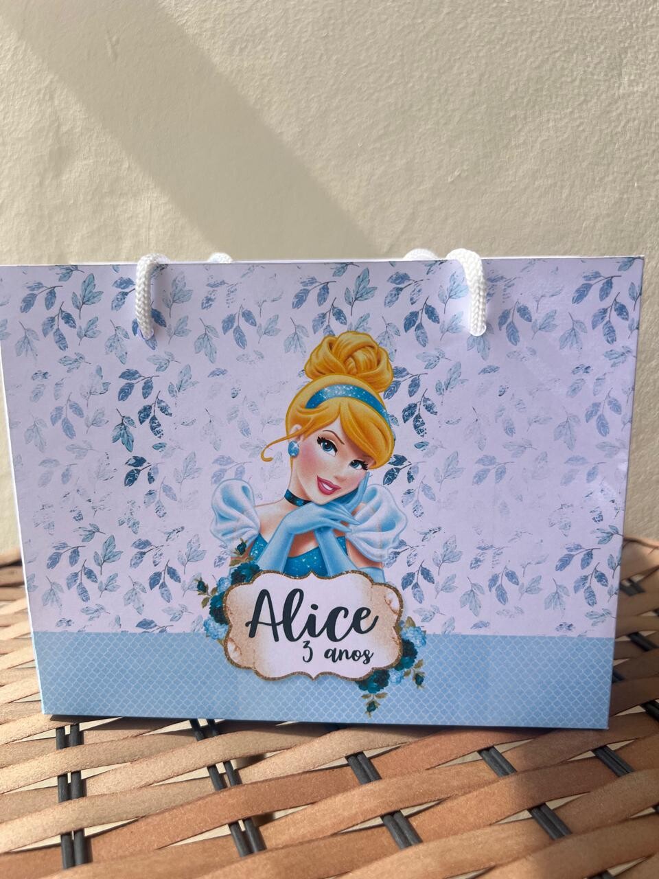 15 Sacolinhas Personalizada Cinderela - Tema Cinderela