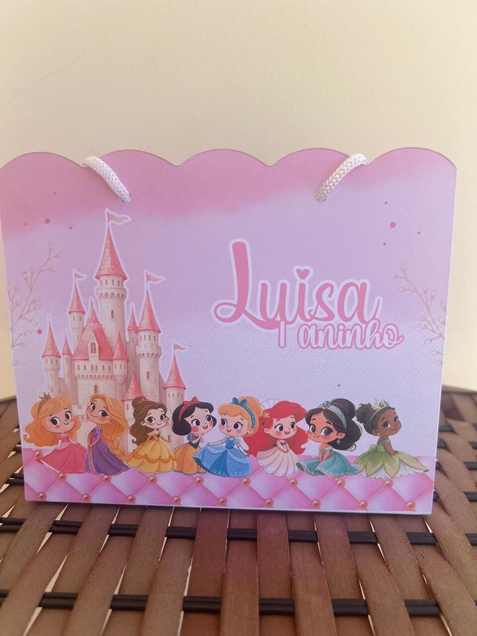 Sacolinhas Personalizada Princesas Baby - Princesas