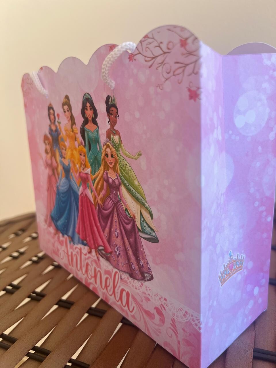 Sacolinhas Personalizada Princesas - Princesas