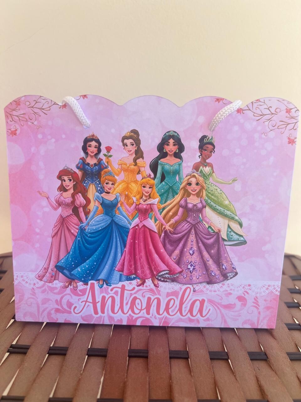 Sacolinhas Personalizada Princesas - Princesas