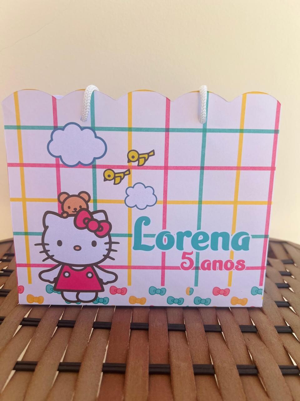 Sacolinhas Personalizada Hello Kitty - Lembrancinhas Hello Kitty