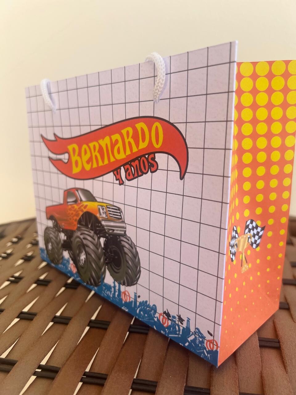 Sacolinhas Personalizada Hot Wheels  - Lembrancinhas Hot Wheels