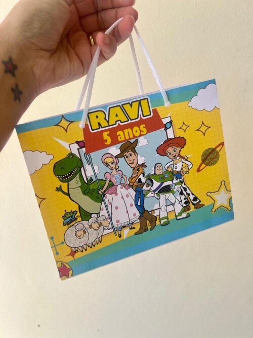15 Sacolinhas Personalizada Toy Story