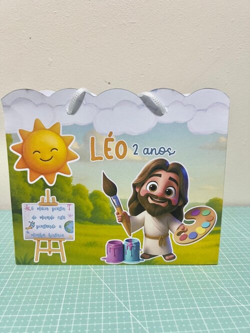 15 Sacolinhas O MAIOR PINTOR DO MUNDO JESUS - Lembrancinhas para 
