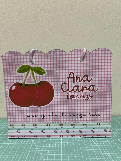15 Sacolinhas Personalizada Cereja - Sacolinhas Cerejinha