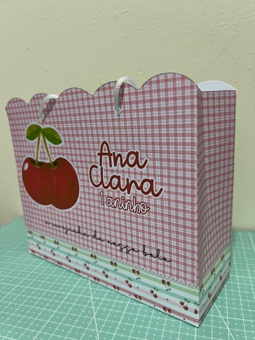 15 Sacolinhas Personalizada Cereja - Sacolinhas Cerejinha