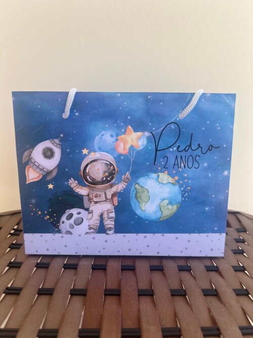 Sacolinhas Personalizada Astronauta Menino - Astronauta