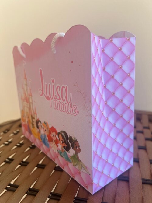 Sacolinhas Personalizada Princesas Baby - Princesas