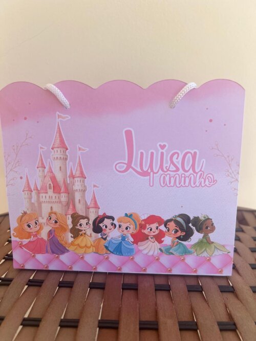 Sacolinhas Personalizada Princesas Baby - Princesas