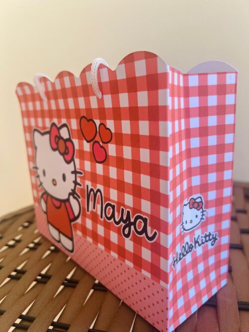 Sacolinhas Personalizada Hello Kitty - Lembrancinhas Hello Kitty