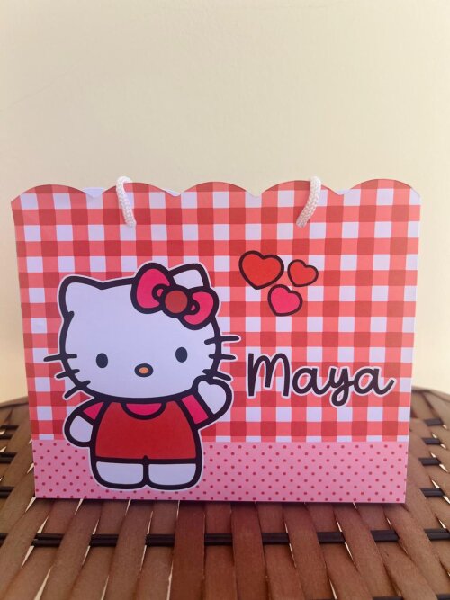 Sacolinhas Personalizada Hello Kitty - Lembrancinhas Hello Kitty