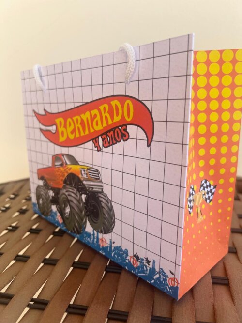 Sacolinhas Personalizada Hot Wheels  - Lembrancinhas Hot Wheels