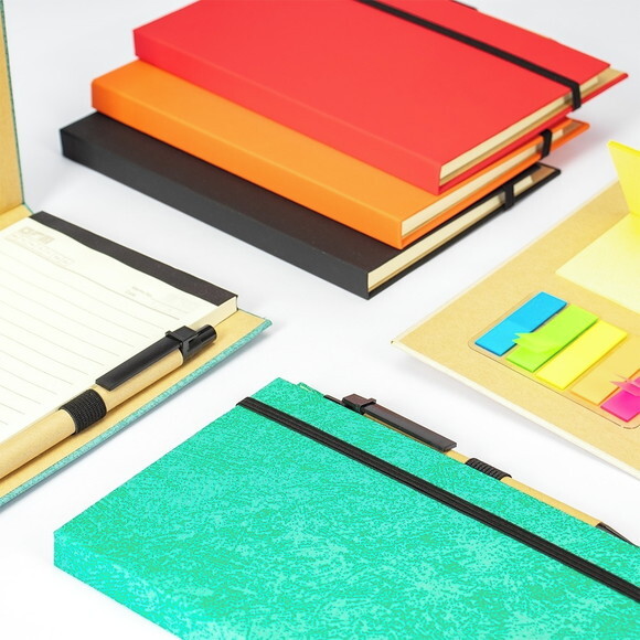 Bloco de Anotações Premium com Post-it e Caneta