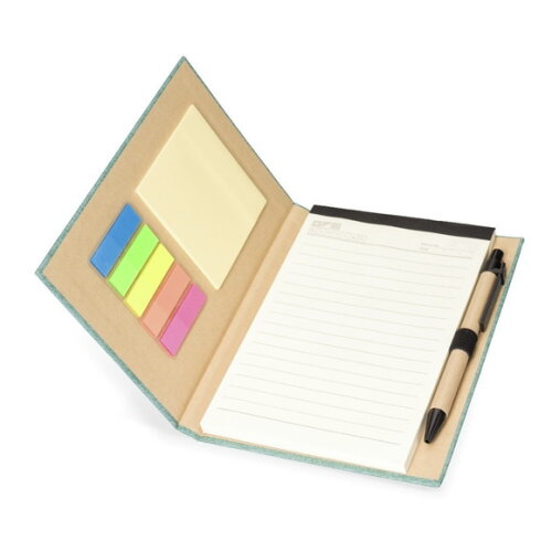 Bloco de Anotações Premium com Post-it e Caneta