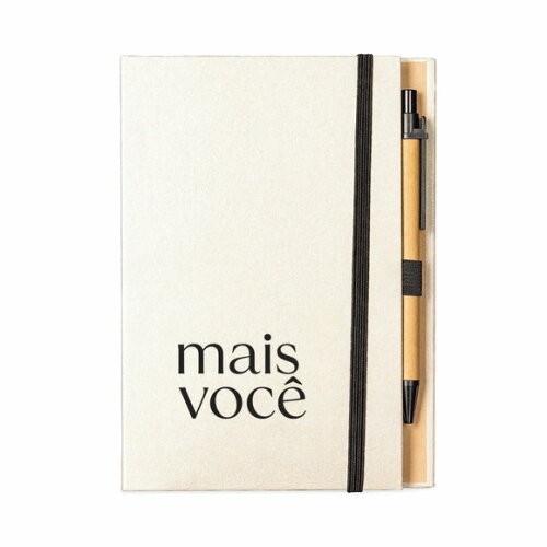 Bloco de Anotações Premium com Post-it e Caneta