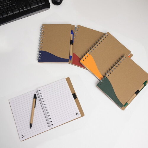 Caderno Ecológico Personalizado com Caneta