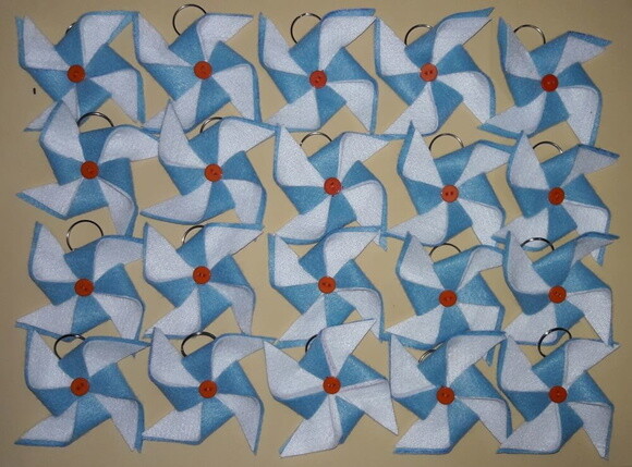 Chaveiro de Feltro - Catavento