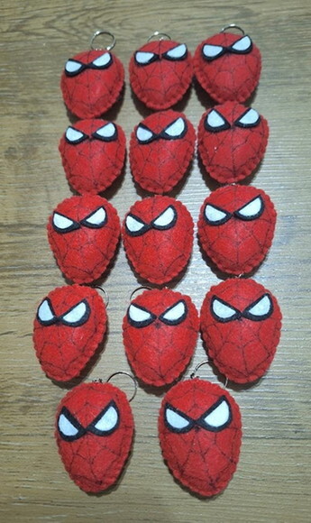 Chaveiro de Feltro - Homem Aranha