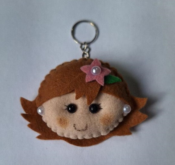 Chaveiro de Feltro - Moana