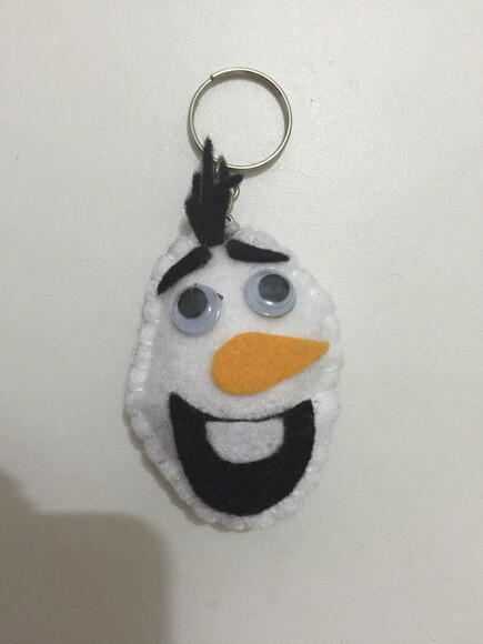 Chaveiro de Feltro - Olaf