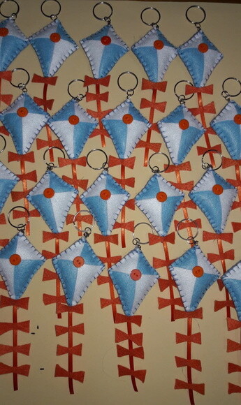 Chaveiro de Feltro - Pipa