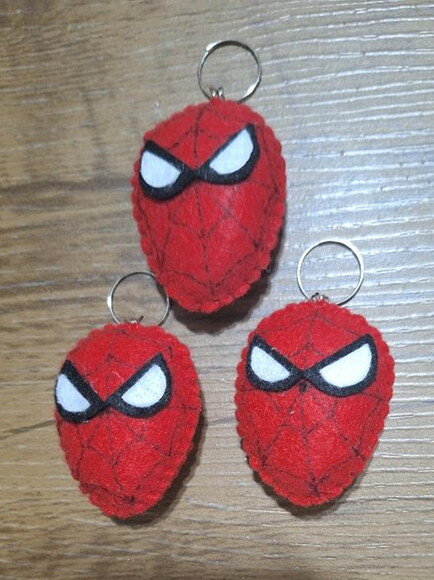 Chaveiro de Feltro - Homem Aranha