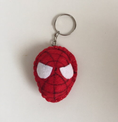 Chaveiro de Feltro - Homem Aranha