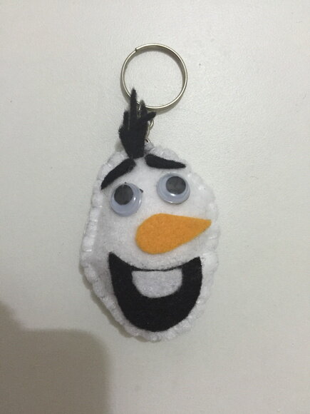 Chaveiro de Feltro - Olaf