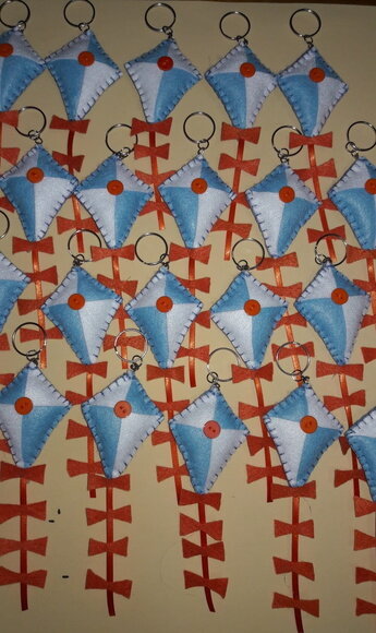 Chaveiro de Feltro - Pipa