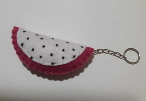Chaveiro de Feltro - Pitaya