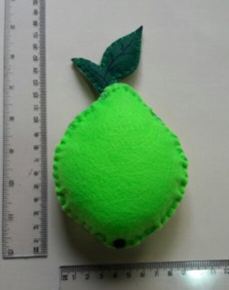 Frutas Decorativas de Feltro - Limão