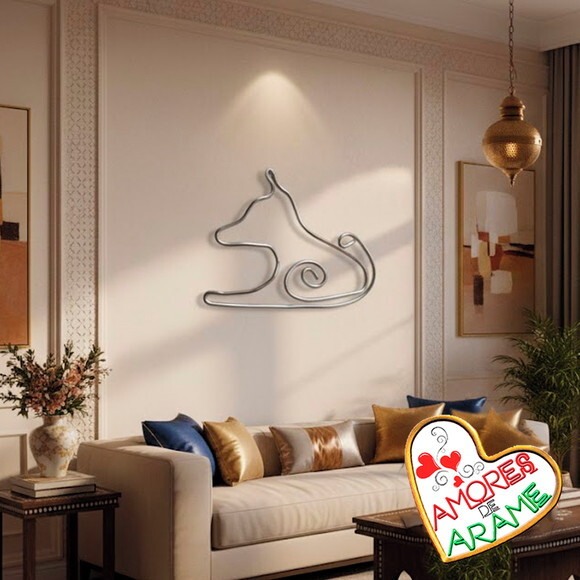 Escultura de Parede Decoração de Sala para Proteção