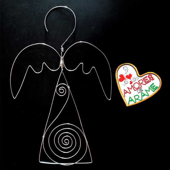 Escultura Móbile Anjo Decoração Quarto Varanda Ambiente