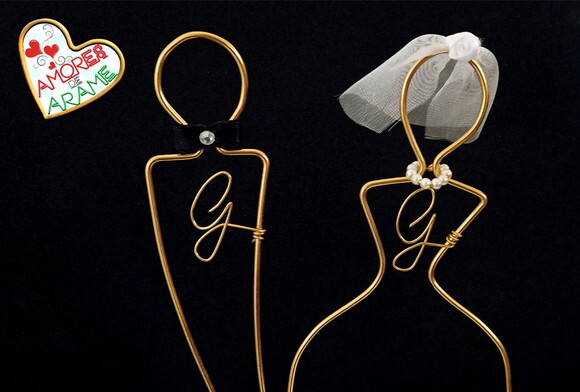 Topo de Bolo dos Noivos  Personalizado