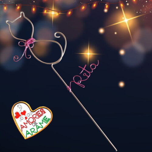 Topo de Aniversário Gatinha  Personalizado