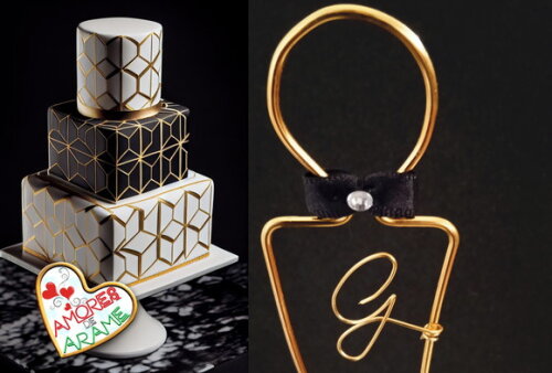Topo de Bolo dos Noivos  Personalizado